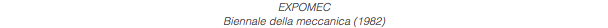 EXPOMEC Biennale della meccanica (1982)