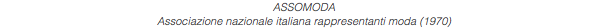 ASSOMODA Associazione nazionale italiana rappresentanti moda (1970)